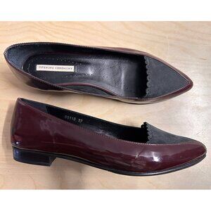 Opening Ceremony Pointed Toe Burdundy Flat size 37